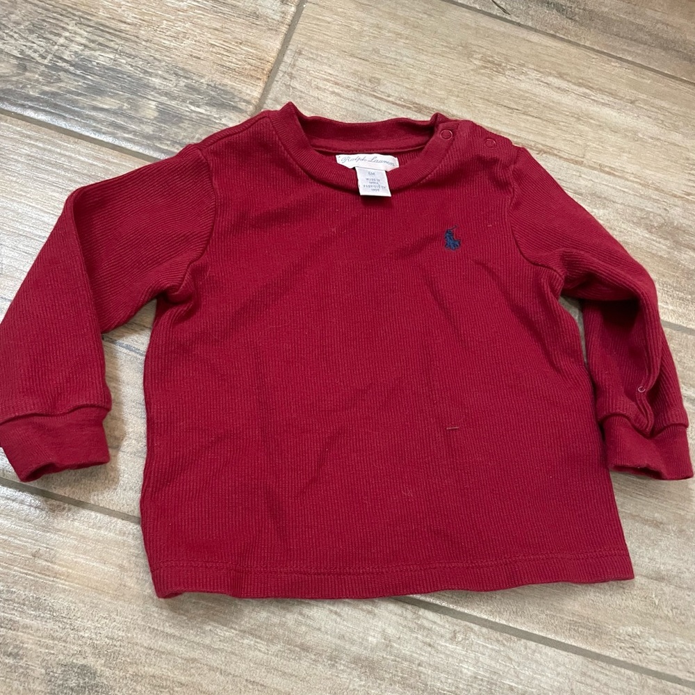 Polo by Ralph Lauren long sleeve tee 6 months